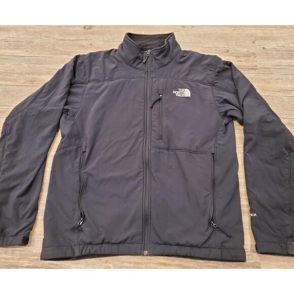 The North Face TNF APEX Nylon Tech Full Zip Jacket Black Mens Size M PLEASE READ - Picture 1 of 13